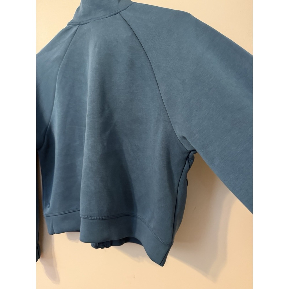 NWT Women Airy Sleek Ribbed Blue Full Zip Jacket - All In Motion Size XS - Picture 16 of 16